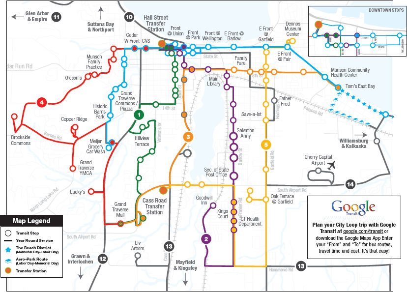 BATA City Loop map