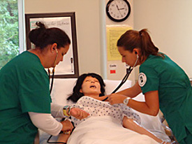 Nursing training exercise for associates degree in nursing program