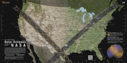 2023 Solar Eclipse Map