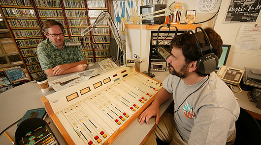 The WNMC studio in 2006