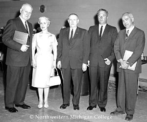 NMC Fellows, 1964: (Left to Right); Arnell Engstrom, Frances and Gerald Oleson, Ferris Rennie, Ellis Wunsch