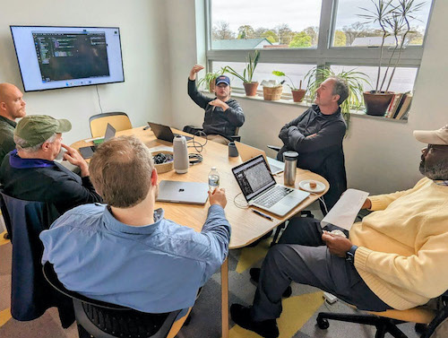 Photo of people meeting in a conference room