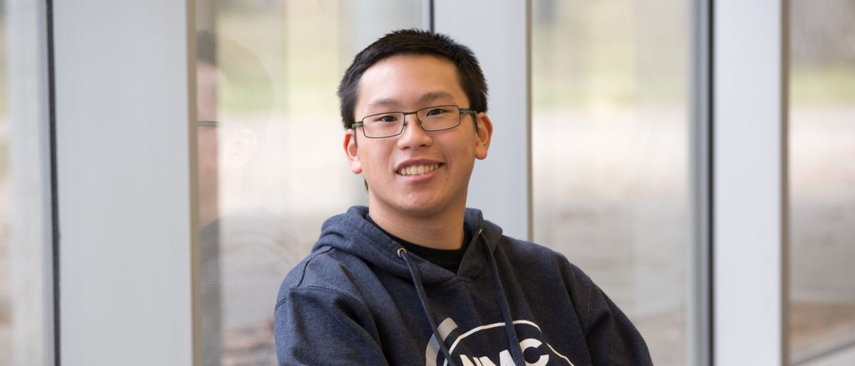 NMC student and scholarship recipient Denny Nguyen smiles at the camera.