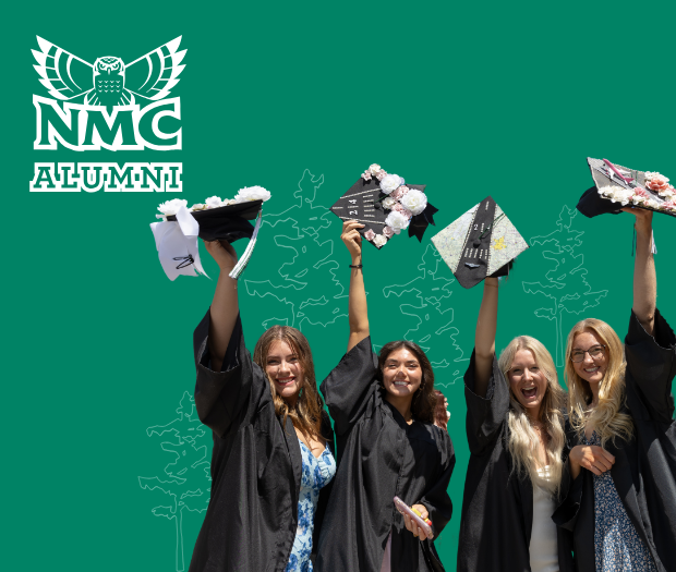 Photos of alumni at commencement