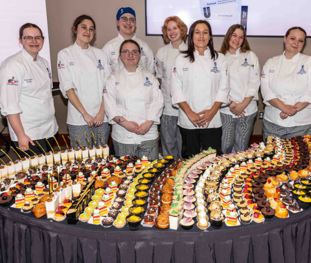 2026 Pastry Students at Taste of Success