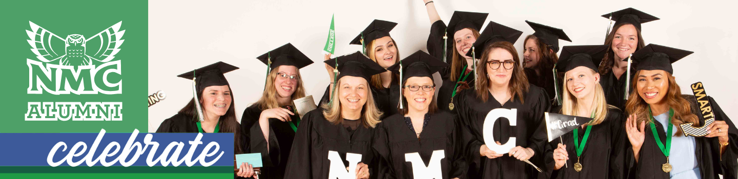 NMC alumni caps and gowns