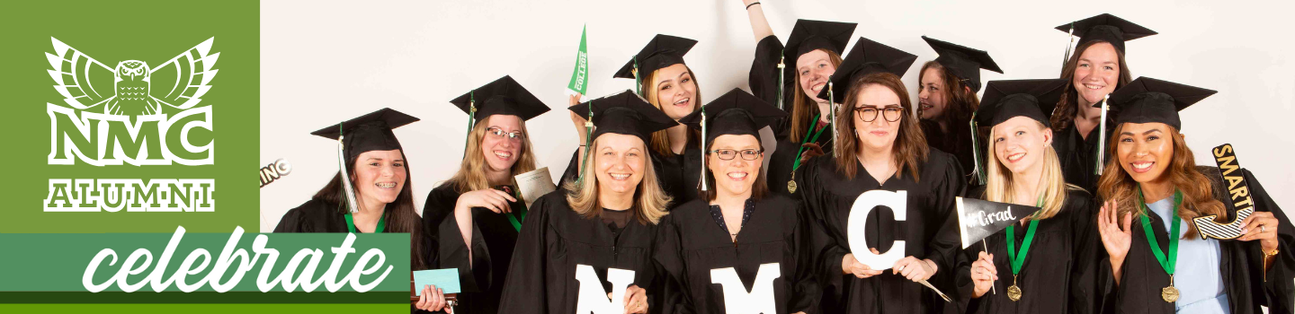 NMC alumni caps and gowns