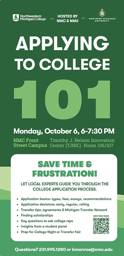 Applying to College 101 rack card download link