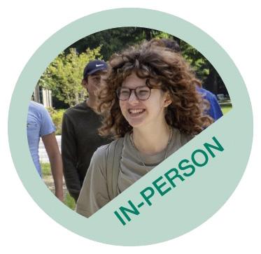 In-person orientation graphic