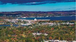 Aerial view of Traverse City