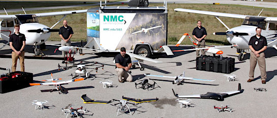 NMC Unmanned Aerial Systems (UAS) fleet photo