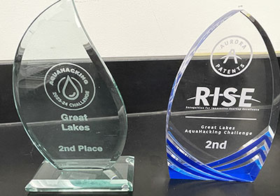 Aquahacking challenge trophies