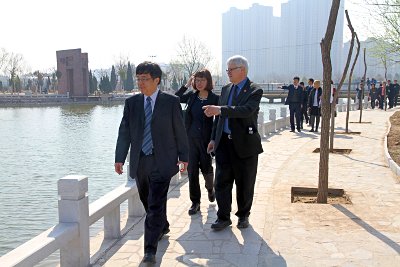 NMC staff on a tour of China