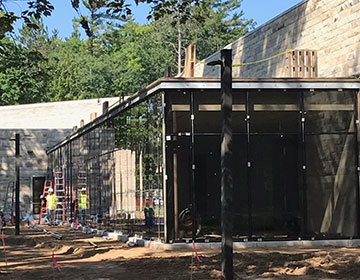 Dennos Museum Center addition construction