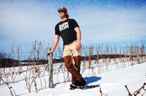 Viticulture student Ethan Baker