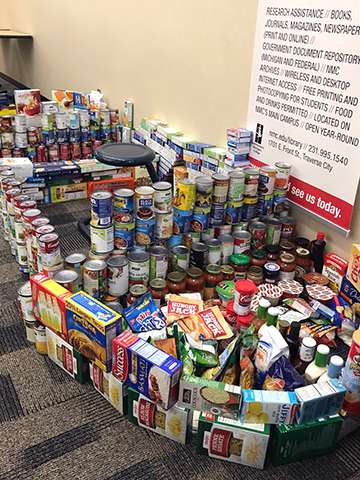 Food pantry donations