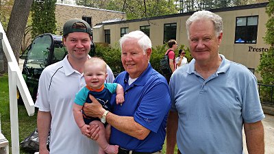 Mark, Frankie, Don and D.J. Oleson