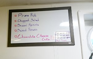 Menu board