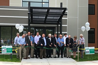 North Hall ribbon cutting ceremony photo