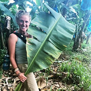 NMC student Paige Harrigan in Costa Rica
