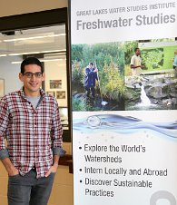 Freshwater Studies student Ryan Rosero