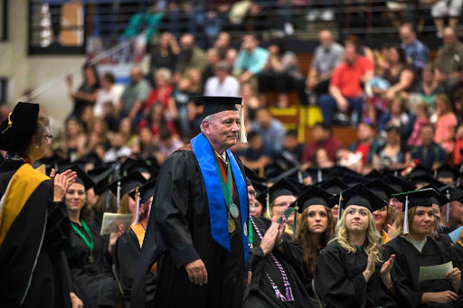 Steve Drake at graduation