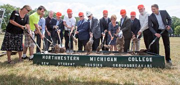 Residence hall groundbreaking