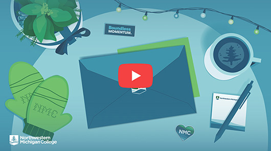 A screenshot of NMC's holiday video