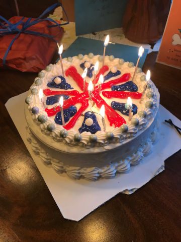 Union Jack cake photo