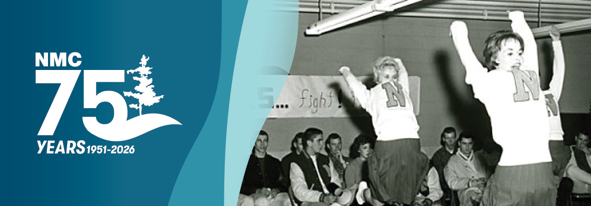 NMC's 75th anniversary logo, 1951 to 2026