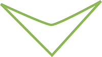 Green down arrow