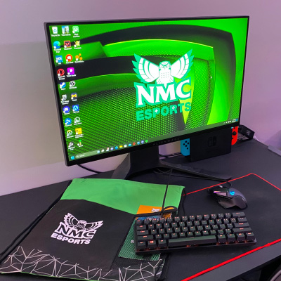 NMC Esports gaming computer and screen 