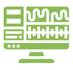 Pro Tools computer screen graphic illustrating the cutting-edge sound studio equipment used by students in NMC's Audio Technology program