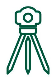 State-of-the-art equipment icon showing a piece of surveying equipment