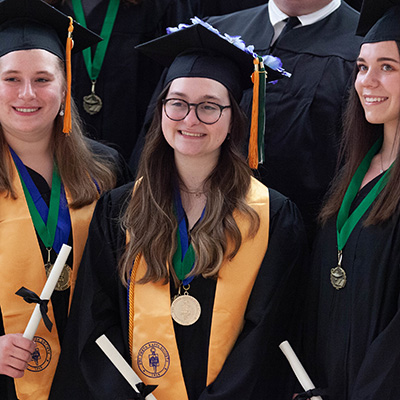 NMC Culinary Program graduate Hailey Greimel at the Class of 2022 Commencement