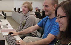 NMC CIT Developer Program students work on desktop computer applications