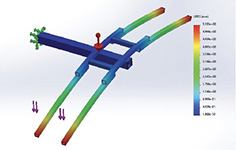 An 3D engineering model like those used in NMC's engineering program