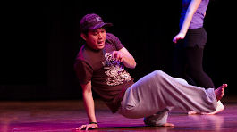 An NMC Dance Program student during a rehearsal