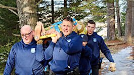 NMC Police Academy students and instructors on a training hike