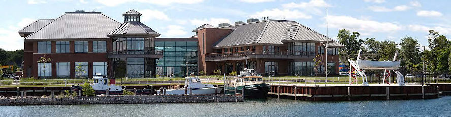 NMC's marine technology program is based at the Great Lakes Campus and  harbor