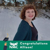 Congrats Allison!