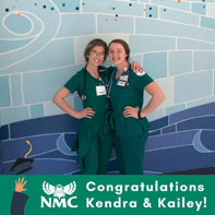 Congrats Kendra and Kailey!