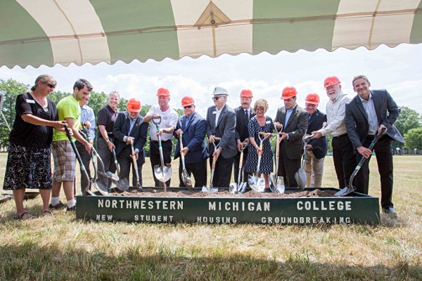 Student housing groundbreaking ceremony