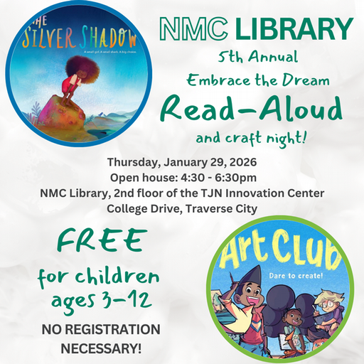 Embrace the Dream Readaloud &amp; Craft Night, Thurs, 1/29, 4:30pm