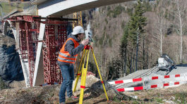 Surveyor and equipment photo