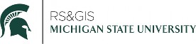 Michigan State University RS&GIS logo