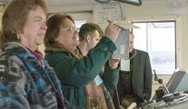 GLMA Captain's Dinner attendees tour the T/S State of Michigan