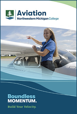 Aviation program brochure image