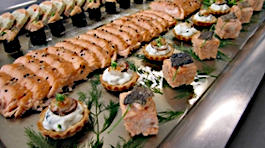 A selection of garde manger items prepared by Great Lakes Culinary Institute students
