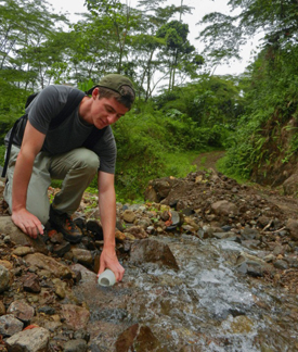 Travis Miller on a 2011 Costa Rica water management internship program